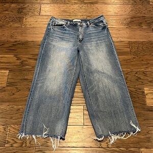 Flying Monkey Wide Leg Crop High Rise Size 32